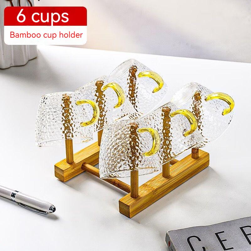 GIANXI 120ml Chinese Tea Gongfu Tea explosion-proof Main Cup Cup Holder Home Hammer Pattern Cup Sample Tea Cup Tea Set