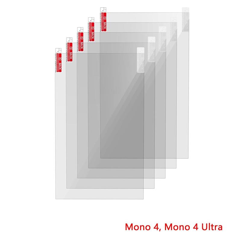 B97A-5PCS Screen Protector For Anycubic Photon Mono 4/Ultra,Screen Protective Film For Photon Mono 4, Ultra Resin 3D Printers