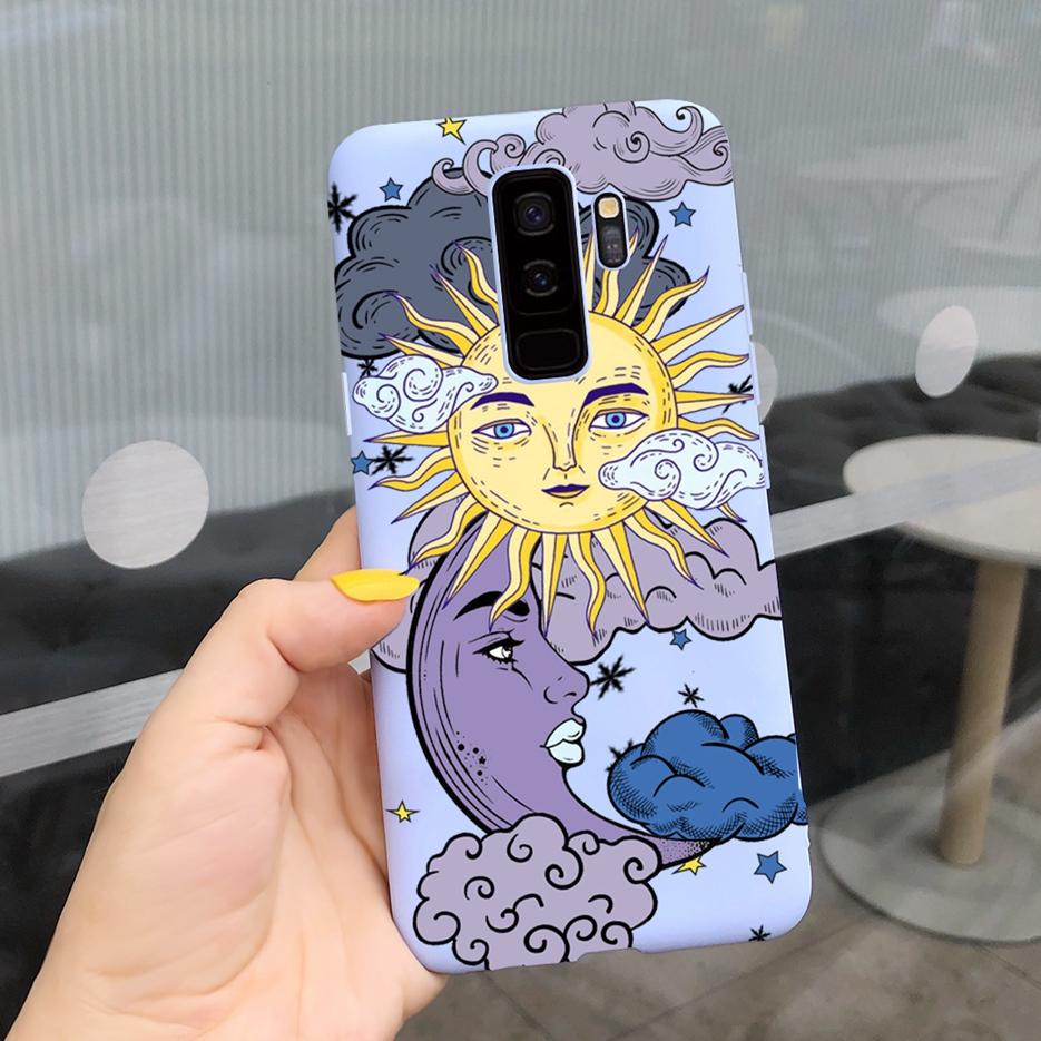 For Samsung Galaxy S9 Plus Case S9+ G965F Cute Candy Painted Fundas Matte Cover For Samsung S9 S9+ S 9 Plus Phone Case Soft Bags