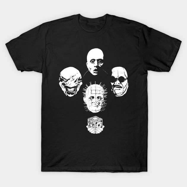 

Men Black Print T-shirt Cenobite Rhapsody No-Cut Transfer Paper Print Cotton Tshirt - Men s Summer Cotton Graphic Tee S разноцветный