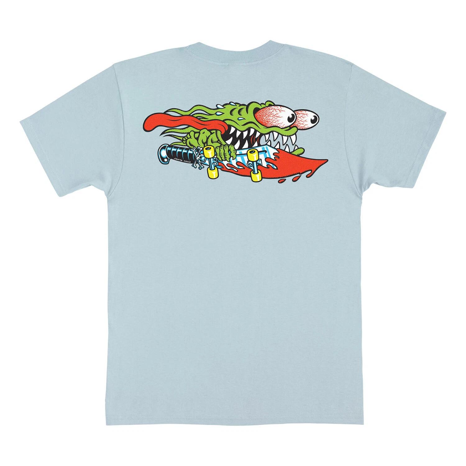 Santa Cruz Skateboards Shirt Meek Slasher Good Grey S