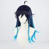 Female Venti Wig Game Genshin Impact Cosplay 65cm Long Heat Resistant Synthetic Hair Halloween Party Woman Girl Wigs + Wig Cap