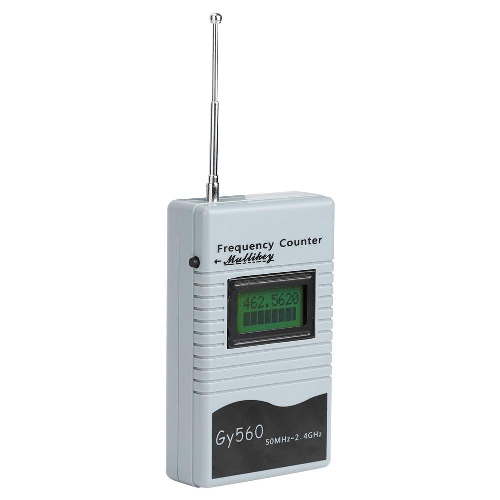 GY560 50Mhz To 2.4Ghz Portable Frequency Counter Two Way Radio Frequency Measuring Tool for Car Boat