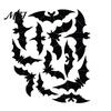 Easy To Clean Wall Murals Halloween 3D Stickers, Self-adhesive Peel And Stick PVC Waterproof Durable Decals for Home Ghost/Bat/Spider Party