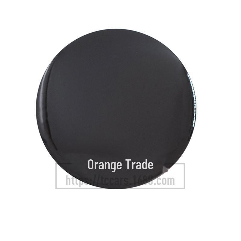 Smooth Carbon Fiber Car Wheel Stickers: 45MM, 50MM, 56MM, 65MM - Customizable for Personalized Modification