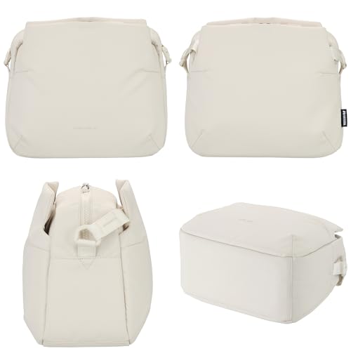 Hakuba Camera Case Plus Shell Stream Shoulder Bag 6 AZ 6L Water-Resistant Ivory AMZSP-STSB6IV