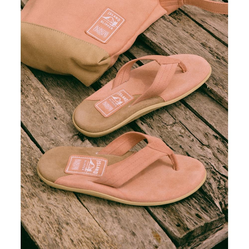 

MARITHE FRANCOIS GIRBAUD MFG X ISLAND SLIPPER SUEDE SLIPPER розовый