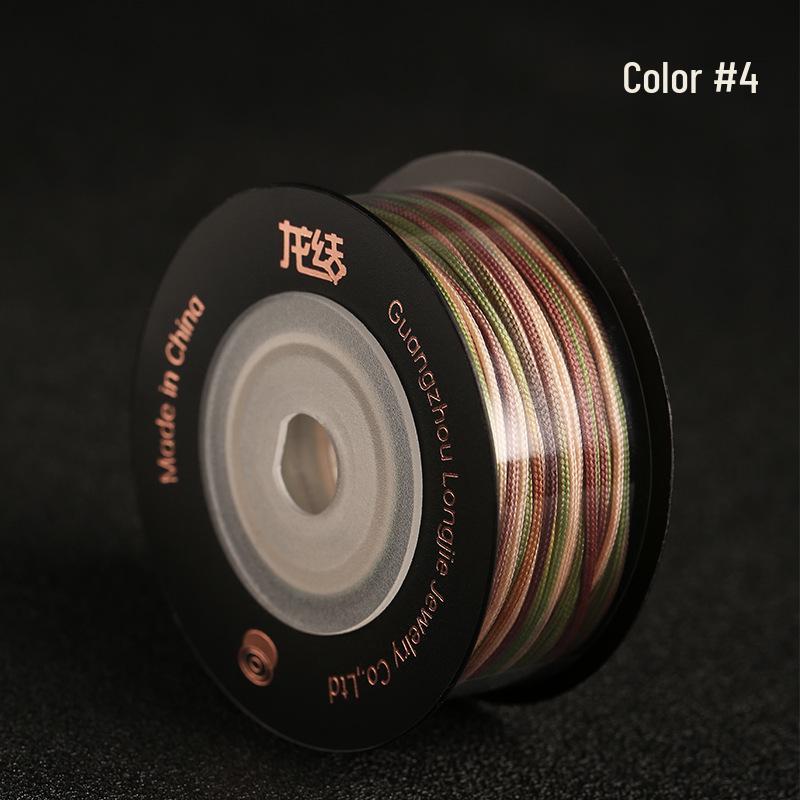 Dragon Knot High-A Jade Thread: Eco-friendly, Colorfast Jewelry Weaving Cord, 79 Colors, Handmade DIY Bracelet Material.