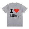 I Love Milo J Tshirt 111 Album Merch TShirts Unisex Women Clothes Fashion Hip Hop Vintage Harajuku Short Sleeve T Shirt Fans Gift