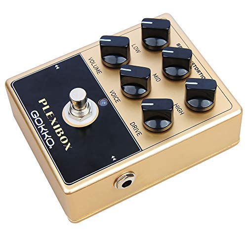 GOKKO AUDIO Amplifier Simulator Pedal Effector British Rock Sound PLEXIBOX GK-36