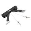RV Step Stabilizer Kit Adjustable Height 2.8 11.4 Inch Foldable Enhanced Stability for Travel Trailer Fifth Wheel