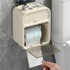Toilet Tissue Box, Wall Mounted Waterproof Toilet Paper Box, Non Perforated Toilet Paper Holder, Toilet Paper Drawer, Paper Storage Rack