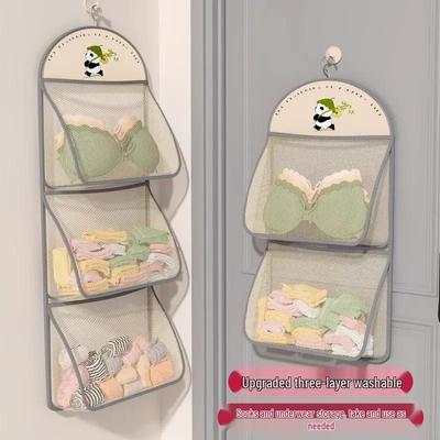 Over-Door Hanging Mesh Organizer for Underwear and Socks