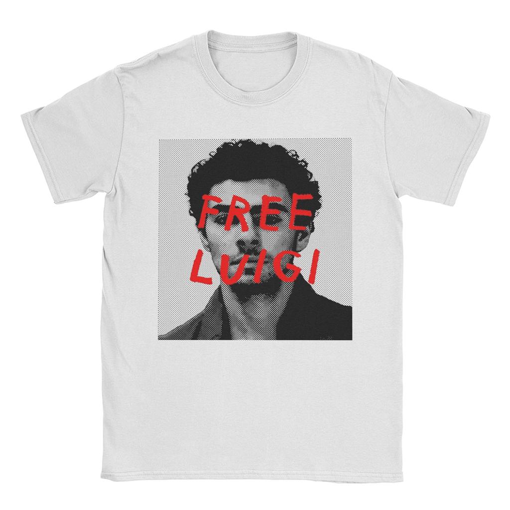 Saint Luigied T-Shirts Men Awesome Cotton Tees Crew Neck Short Sleeve T Shirt Summer Clothes Roupas Esportivas Masculinas