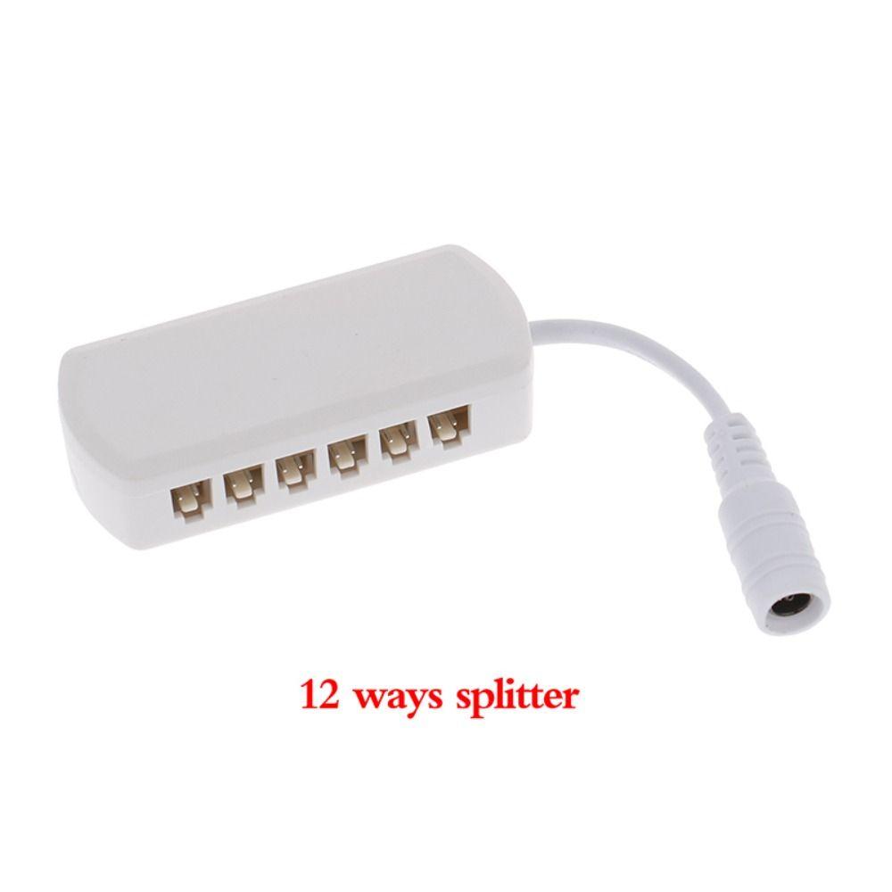 4/6/12ports 4/6/12Ports Hub Splitter Distributer Connector LED Cabinet Light Adapter Junction Box