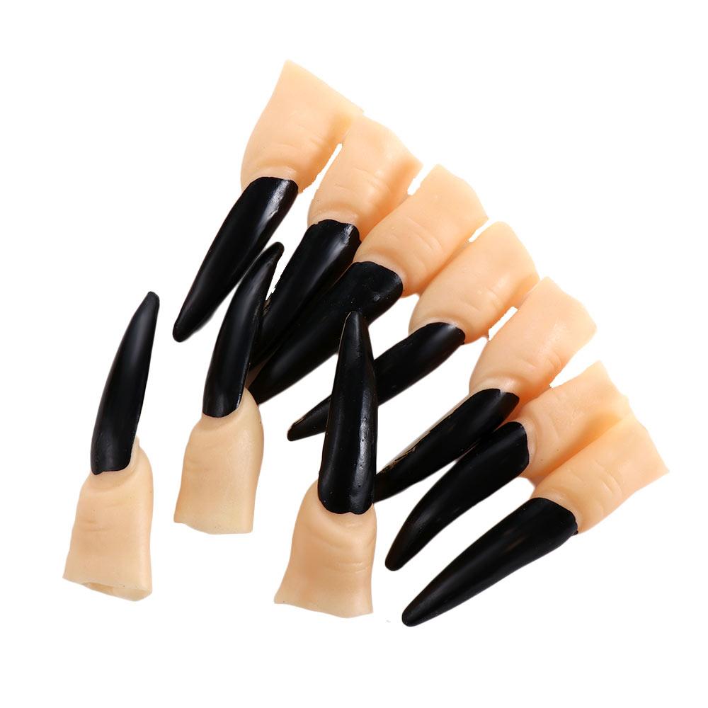 Women Men Children Witch Nails Wicked Witch Decor Halloween Supplies Witch Nose Halloween Prop Toys
