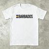 Men T-Shirts Barbados Flag Barbadian Country Map Amazing Pure Cotton Tees Short Sleeve  T Shirt Round Collar Clothing 4XL 5XL