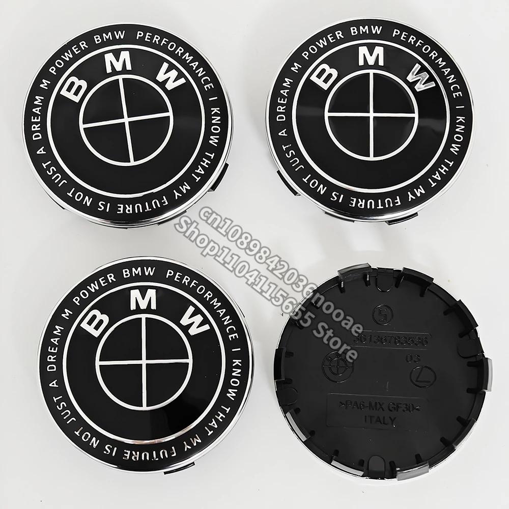 AABU1 4 Pcs 68mm 56mm Wheel Center Cap for BMW E90 E87 F30 F20 F10 E60 F01 F02 G20 G30 G38 G14 F22 X1 X3 X4 X5 X6 M1 M2 M3 M4 M5 M6 M8