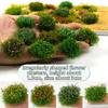 10pcs/lot 3*3*1.5cm Mixed Big Flower 10 Colors Miniature Plants Materials  Layout Accessories