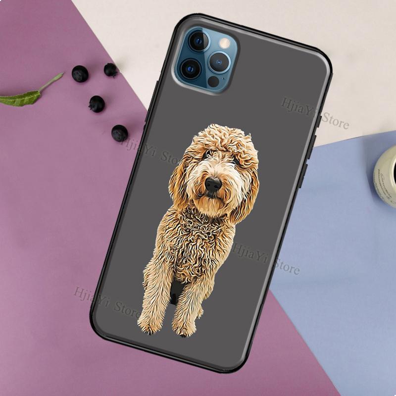 Brown Cockapoo Soft Case For iPhone 12 Pro Max 13 Mini 11 Pro Max X XR XS Max SE2 8 7 Plus Phone Cover