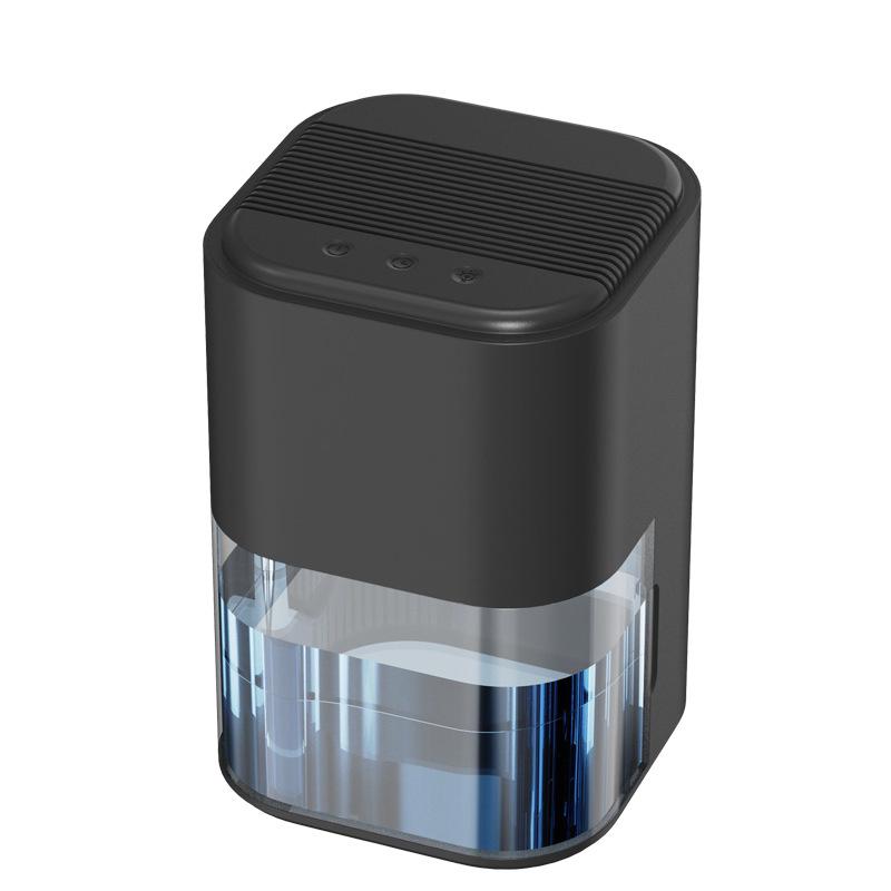 2024 Silent Mini Home Dehumidifier for Bedrooms - Moisture Absorber EU Plug чёрный