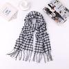 Men'S Winter Plaid Scarf Warm Women Cashmere Shawls Scarves Casual Tassel Scarfs Man Business Scarf Pashmina