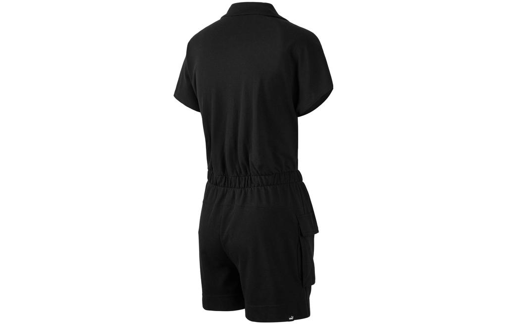 Puma JUMPSUIT Jumpsuits Damen Schwarz Moderat A-Linie 535232-01