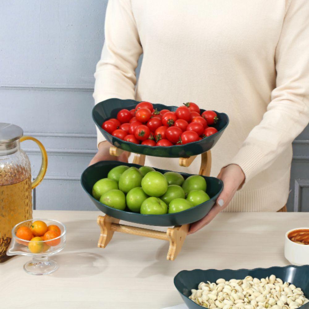 Modern Style Snack Dish Plastic Material Candy Dish Fruit Basket Fruit Plate  Candy Display