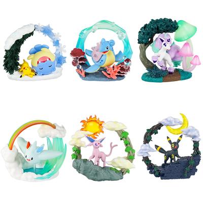 Pokemon Circular Diorama Collection 1 Box H100 X W140 X D60mm Made of PVC and ABS Re-Ment Approx.