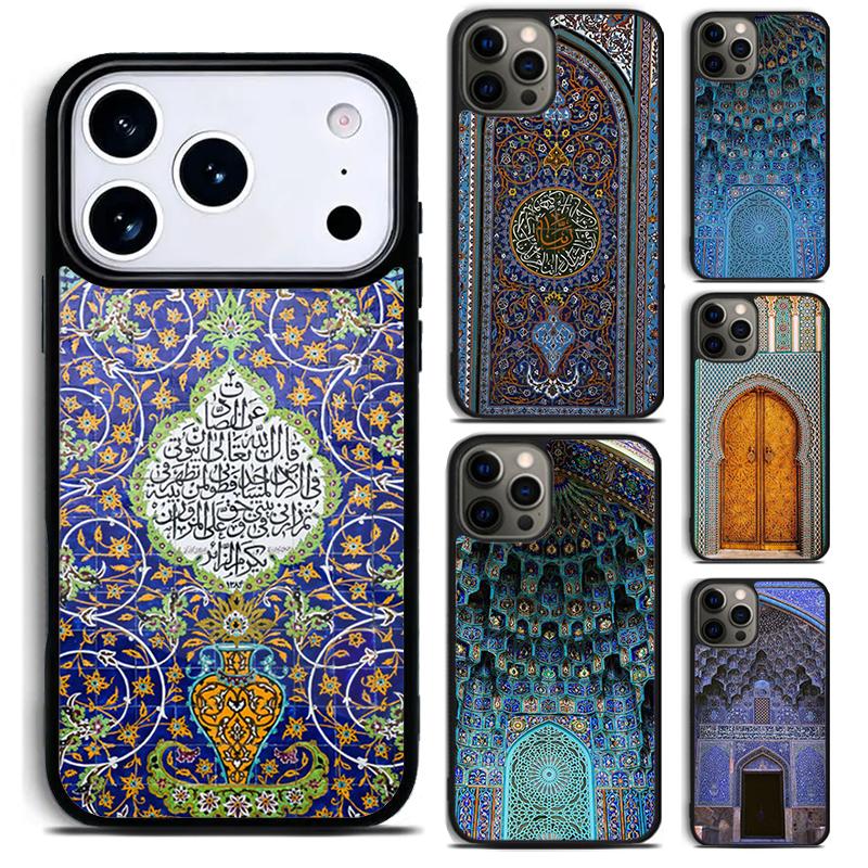 Muslim Islamic Mihrab Turkey Phone Case for iPhone 17 16 15 Pro Max Air 14 13 12 11 Plus Shockproof Capa Cover