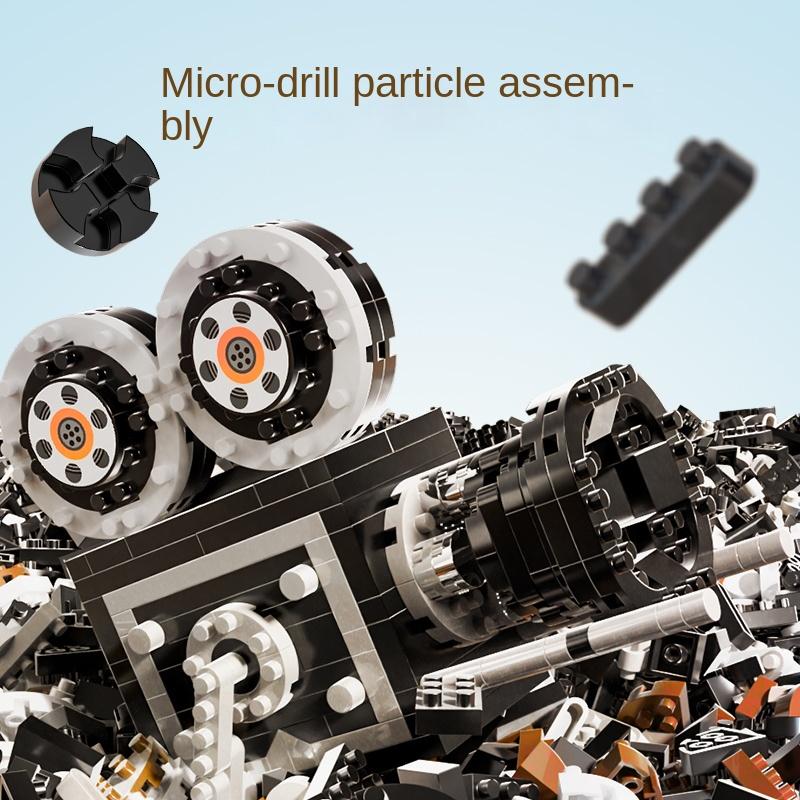 Vintage Model Mini Building Block 802Pcs  Retro Camera Adults Collection Ornaments Ideas Series Toys Girl Birthday Gifts
