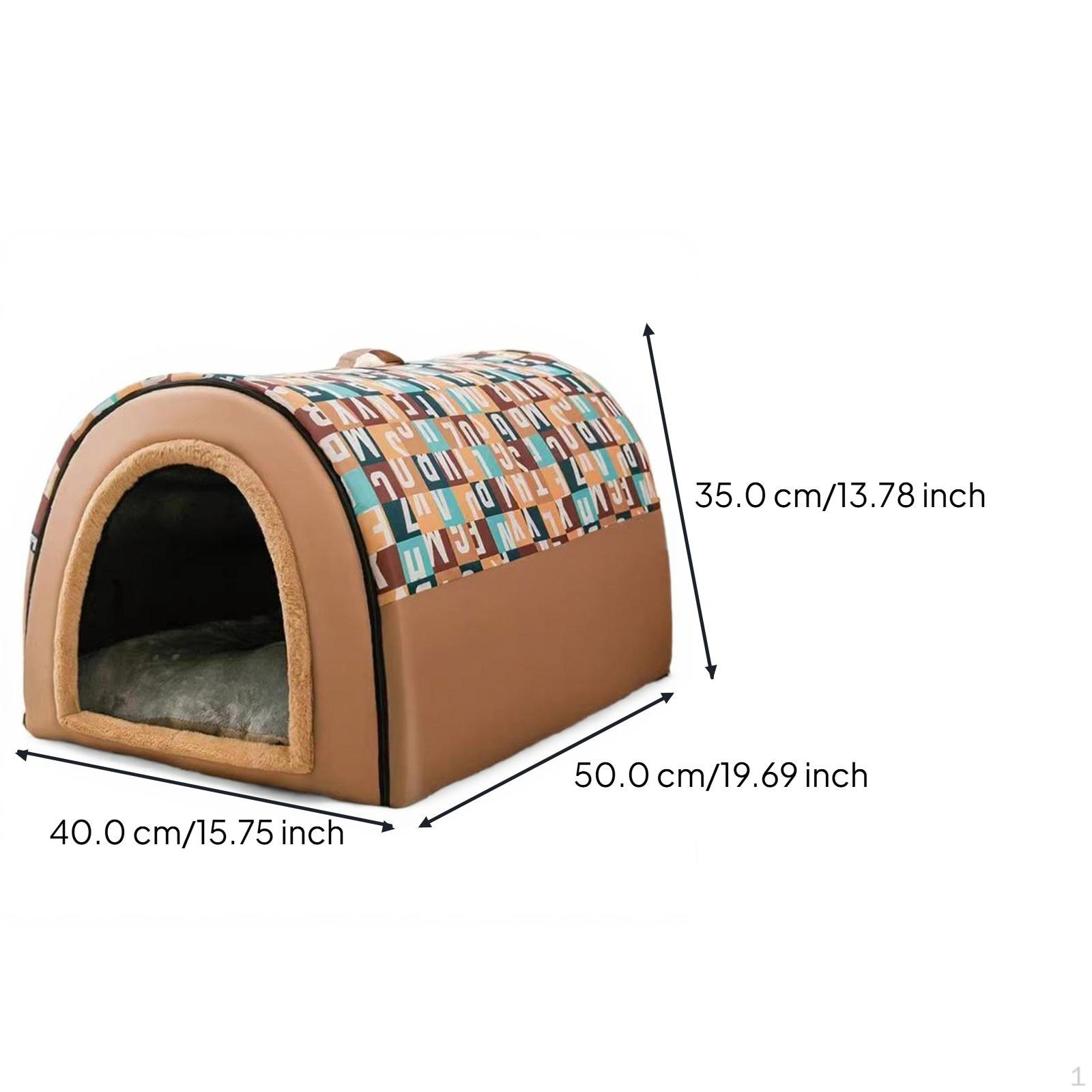 Large Insulated Dog House, Weatherproof cover