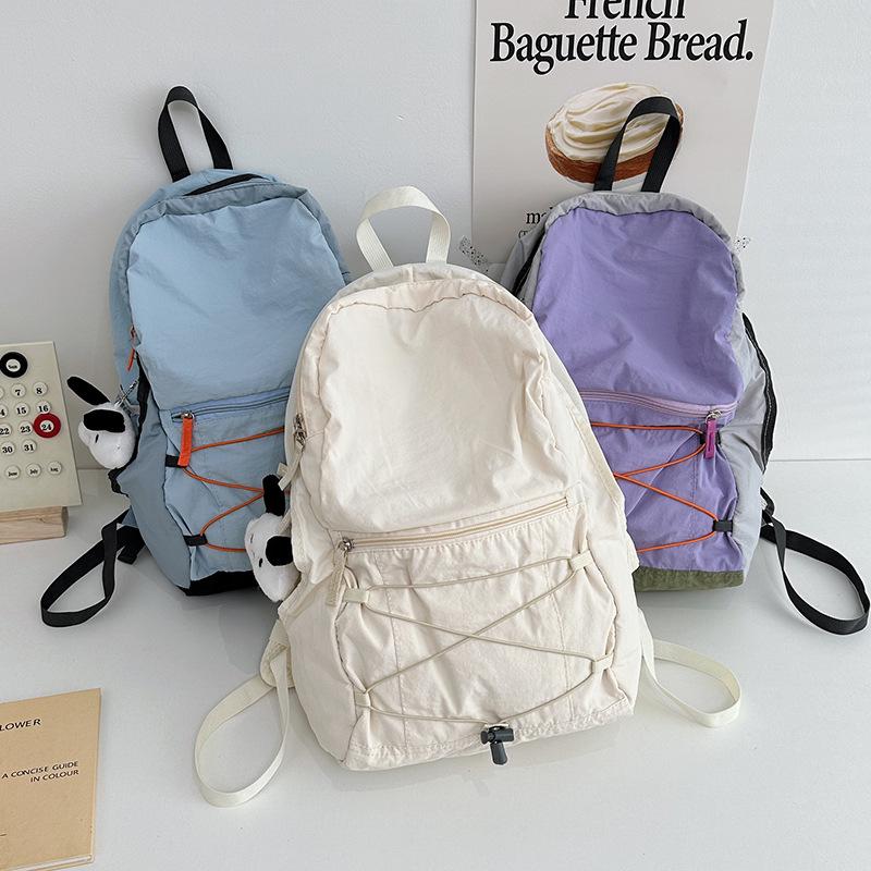 New Style Lightweight Backpack for Junior High Students - Unisex Double Shoulder Bag for Sports, Outdoor, and Mountaineering, Large Capacity.