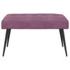 Button Tufted Bench Purple 80 x 40 x 46 cm Velvet