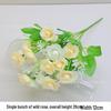 15 Wild Rose Artificial Flowers for Wedding & Home Décor