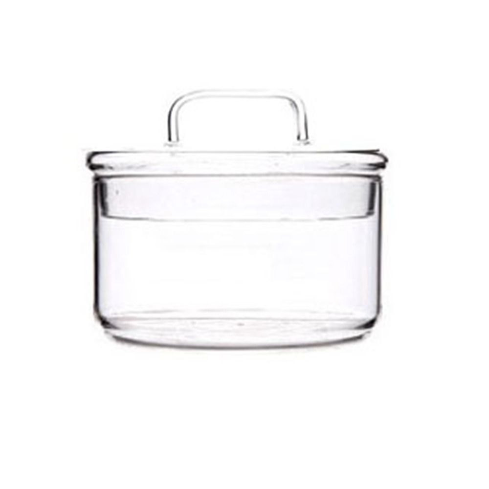Bamboo Cover Fresh Salad Bowl Lid Airtight Snack Bin Elegant Stacking Tea Jars  Candy