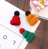 Korean Handmade Woolen Christmas Hat Brooch - Cute Pin Accessory for Women and Children