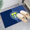 1PC Leeds United Crest Design Rug Game Carpet, Floor Mat for Bedroom Living Room Entryway Rug, Home Decor Idea Gift for Christmas birthday