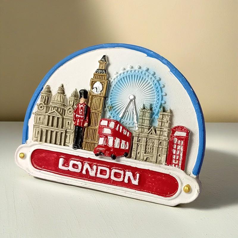 Europe  UK London 3D Refrigerator Stickers Fridge Magnets Tourist Attractions  Refrigerator Stickers Souvenirs London Handmade C