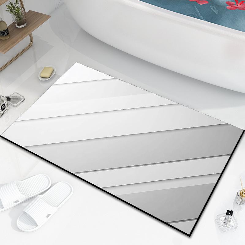Diatom Mud Technology Dizzy Entry Door Porch Bathroom Mat Absorbent, Non-slip and Dirty Household Carpet New Room