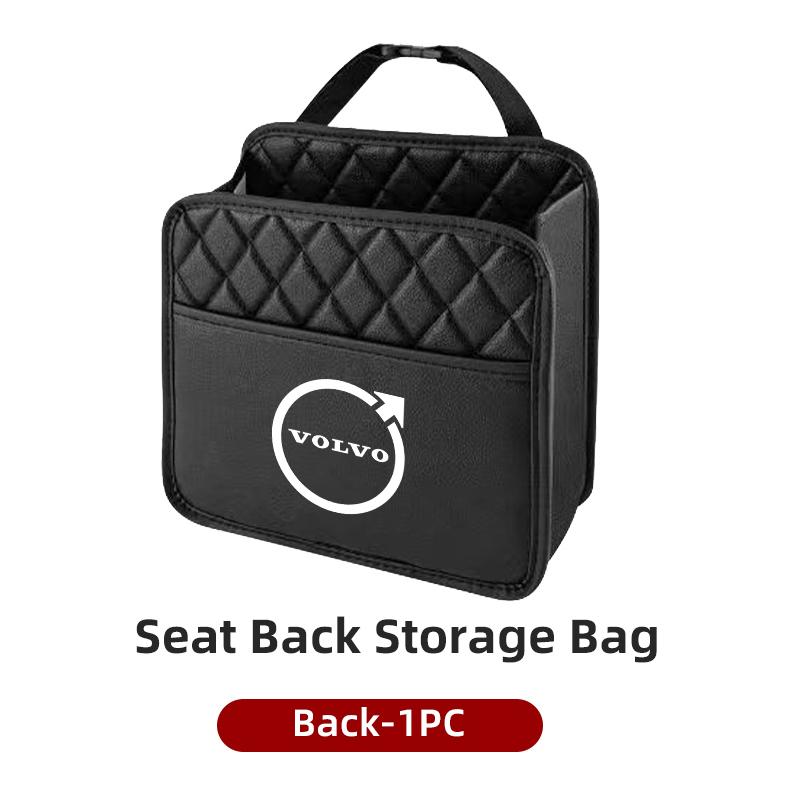 

Multi-functional Car Stickers Half Grid Seat Backrest Storage Bag For Volvo AWD C30 S60 S80 S90 T6 V40 V50 V60 V70 V90 XC40 XC60