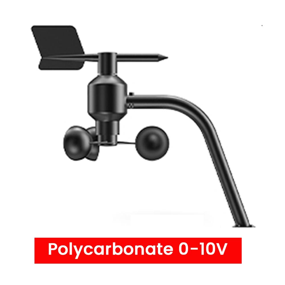 Polycarbon 1-61m/s Wind Speed Sensor 161° Wind Direction Transmitter Agricultural Weather Station Monitoring Transmitter