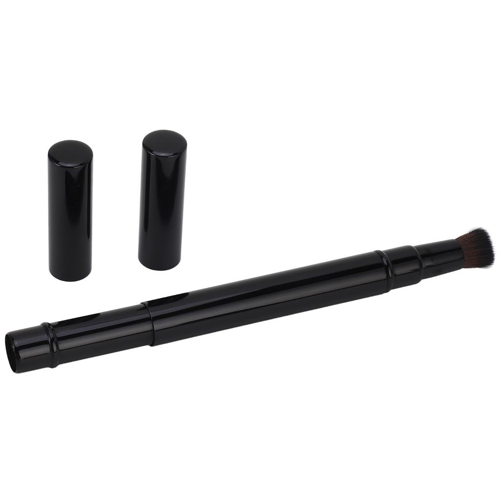 Retractable Makeup Brush Dual Ended Soft Wool Hair Portable Shadow Brush for Travel Outdoor