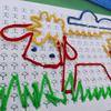 1 Set Kids Educational Threading Board Fine Motor Skills Focus Training Pattern