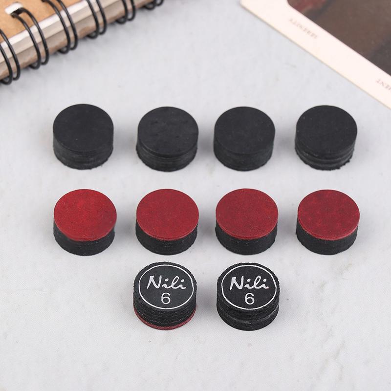 5 ks 14mm špička tága 6 vrstev Kvalitní kožená špička tága pro pool a kulečník Špička tága pro devítku Špička tága pro snooker Kulečníkové příslušenství