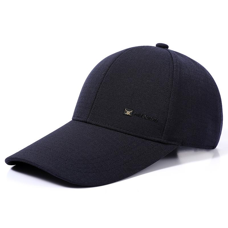 Spring and Autumn New Extended Brim Hat Men's Outdoor Embroidery Letter Sunshade Baseball Cap Medium Sunscreen Cap