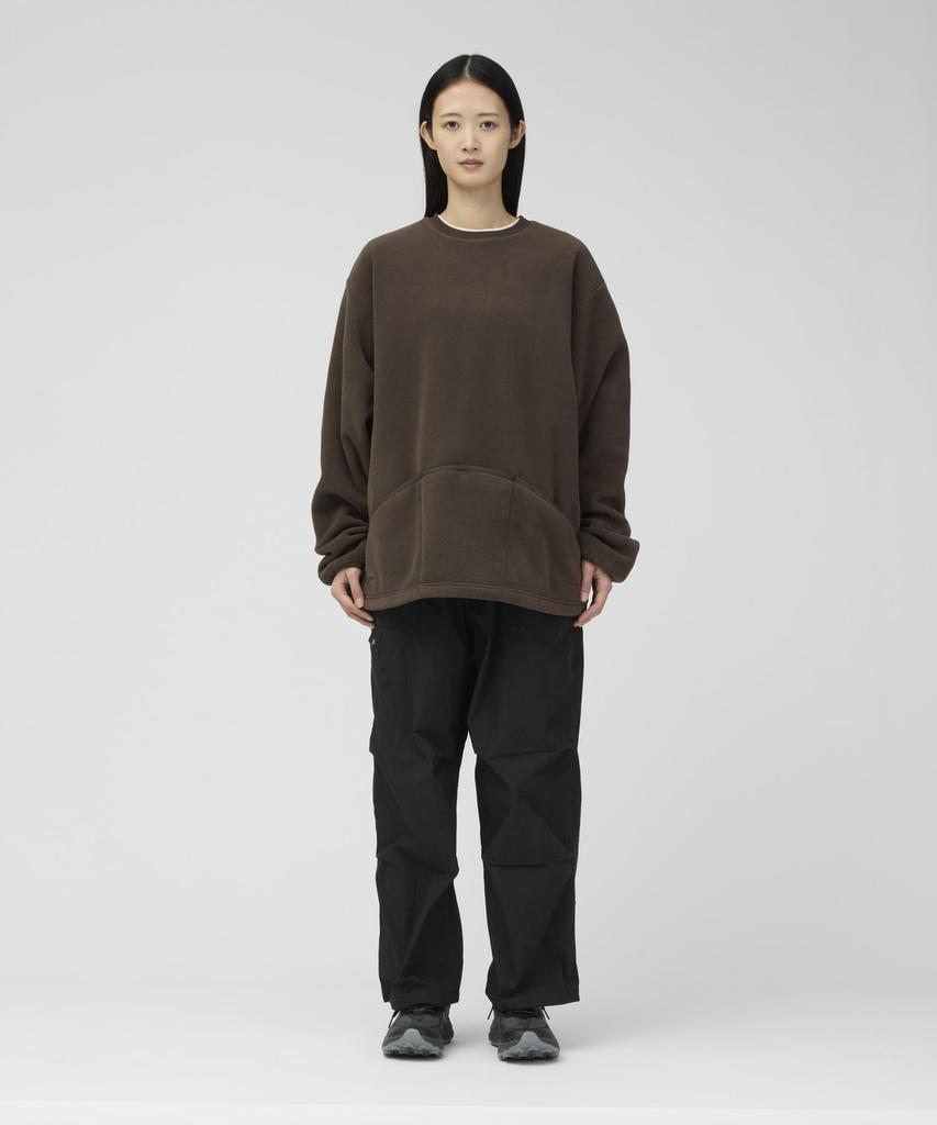 Snow Peak Fleece Pullover Warm Dark XL Water-Repellent - Water-repellent, Lightweight, - Brown