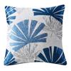 Leaf Pattern Jacquard Linen Pillow Cover Soft Textured Fabric Wrinkle Resistant Cushion Case For Living Room Bedroom