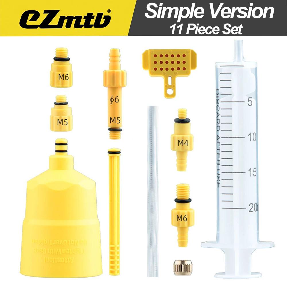 

Набор из 11 предметов Инструмент для прокачки гидравлических дисковых тормозов велосипеда Подходит для серий SHIMANO, SRAM, MAGURA Инструменты для ремонта тормозов шоссейного велосипеда