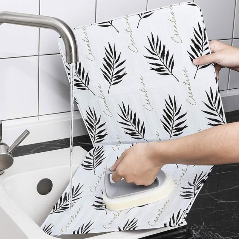 Reliable Oil Barrier Grease Protector Aluminum Foils Material Oil Blocker Oil Deflector Cooking Tool Perfect for Kitchen